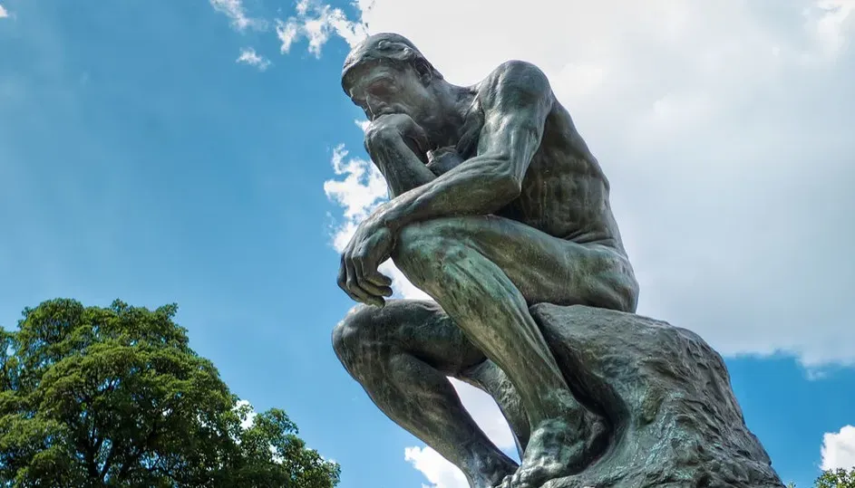 3. Rodin's "The Thinker" Was Originally Dante in Hell (Image Credits: Flickr)