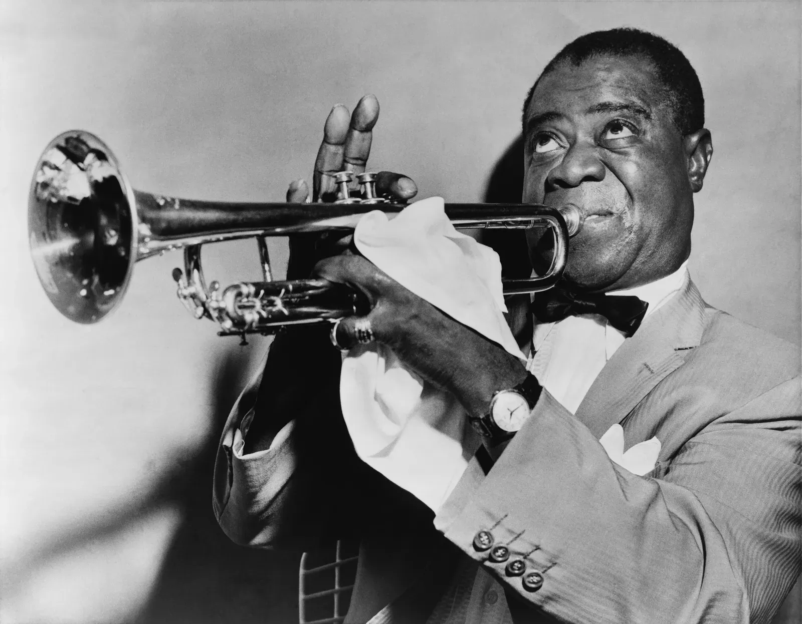 Louis Armstrong Was Born on the Fourth of July, 1900 (This image is available from the United States Library of Congress's Prints and Photographs division under the digital ID cph.3c27236.This tag does not indicate the copyright status of the attached work. A normal copyright tag is still required. See Commons:Licensing., Public domain)