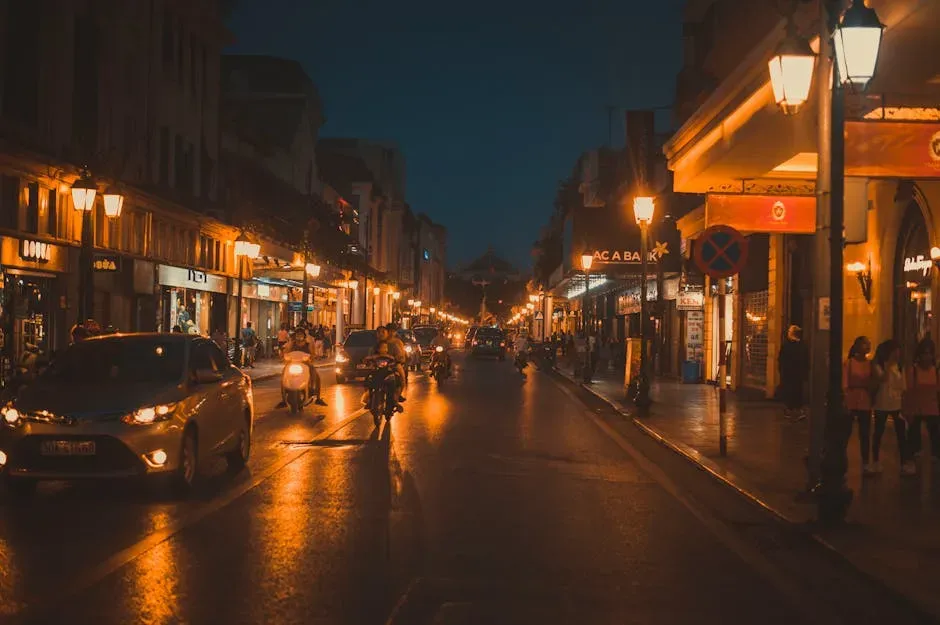 "Lively Area" or "Great Atmosphere" (Image Credits: Pexels)