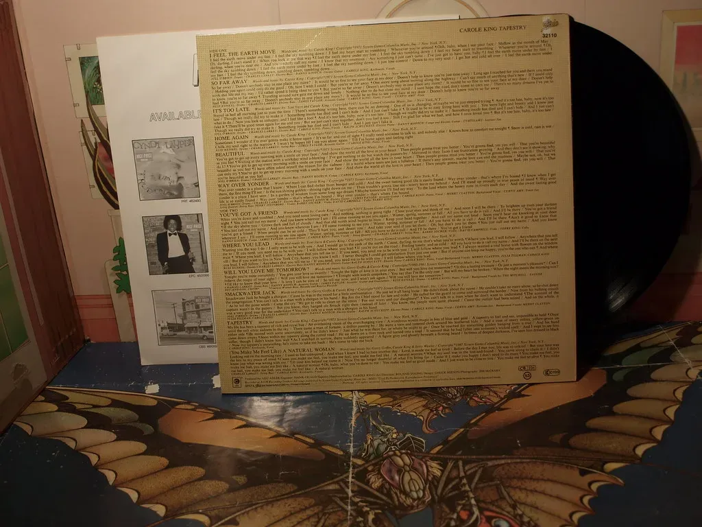 8. Carole King - Tapestry (1971) (badgreeb RECORDS - art -photos, Flickr, CC BY-SA 2.0)