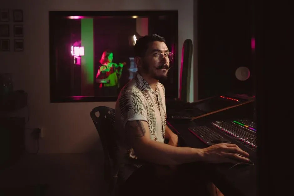 Inside the Recording Session (Image Credits: Pexels)