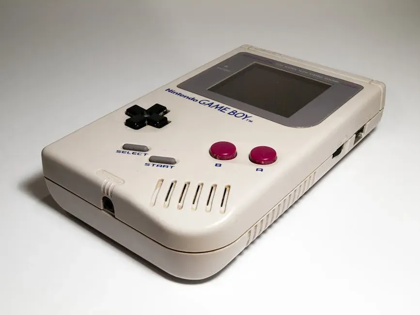 3. The Nintendo Game Boy (Image Credits: Pexels)