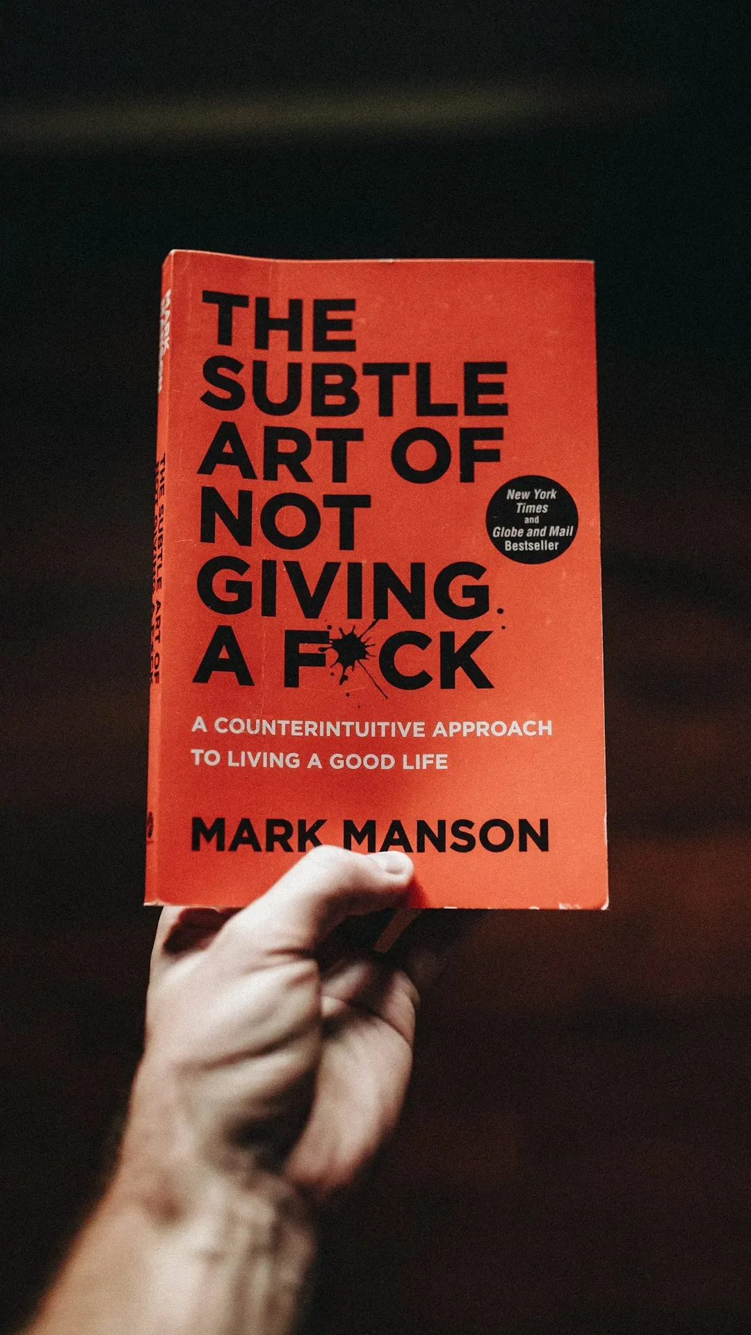 The Subtle Art of Not Giving a F*ck by Mark Manson (Image Credits: Unsplash)
