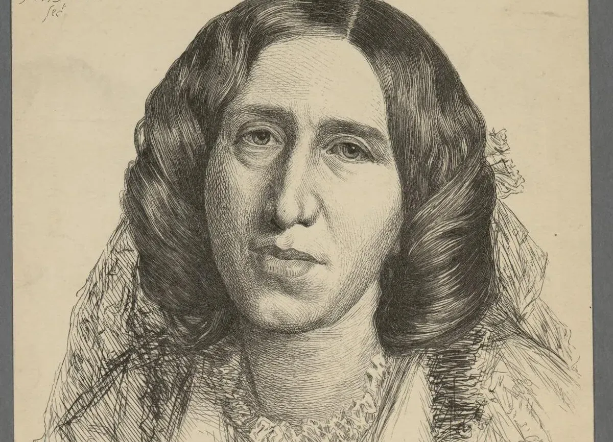 1. George Eliot (Mary Ann Evans) (Image Credits: Wikimedia)