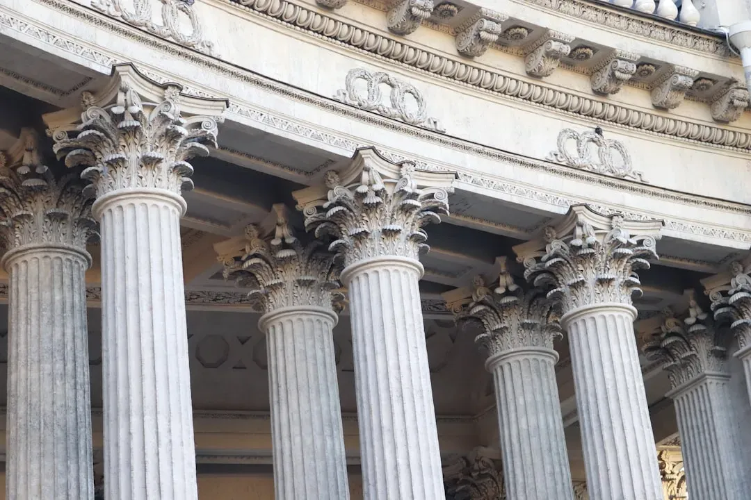 6. The Column: Greek Divinity in the Lobby of Every Bank (Image Credits: Unsplash)