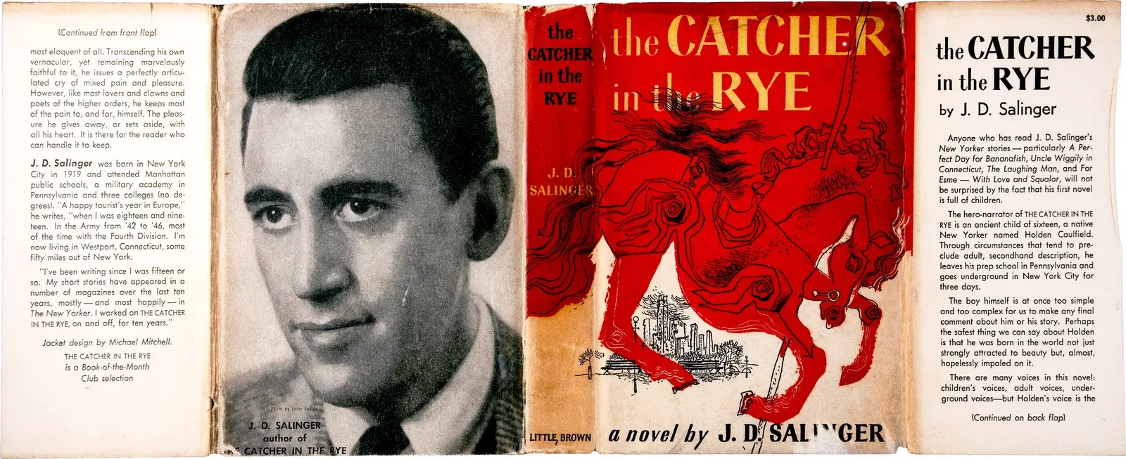 The Catcher in the Rye by J.D. Salinger (Image Credits: Wikimedia)