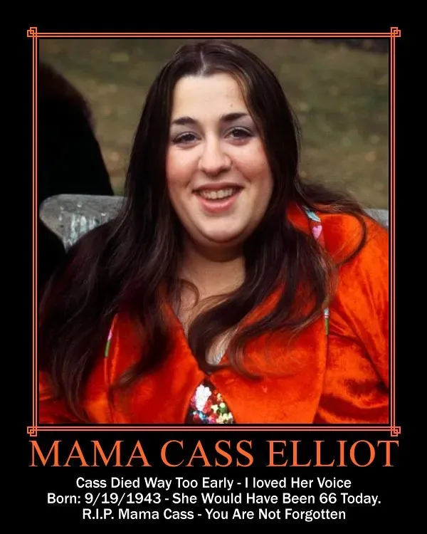 2. Cass Elliot: A Cruel Lie That Outlasted Her Legacy (Tobyotter, Flickr, CC BY 2.0)