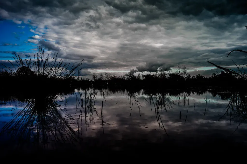 2. "Smoke on the Water" by Deep Purple - The Montreux Casino Fire (1971) (Arjan Grendelman, Flickr, CC BY 2.0)