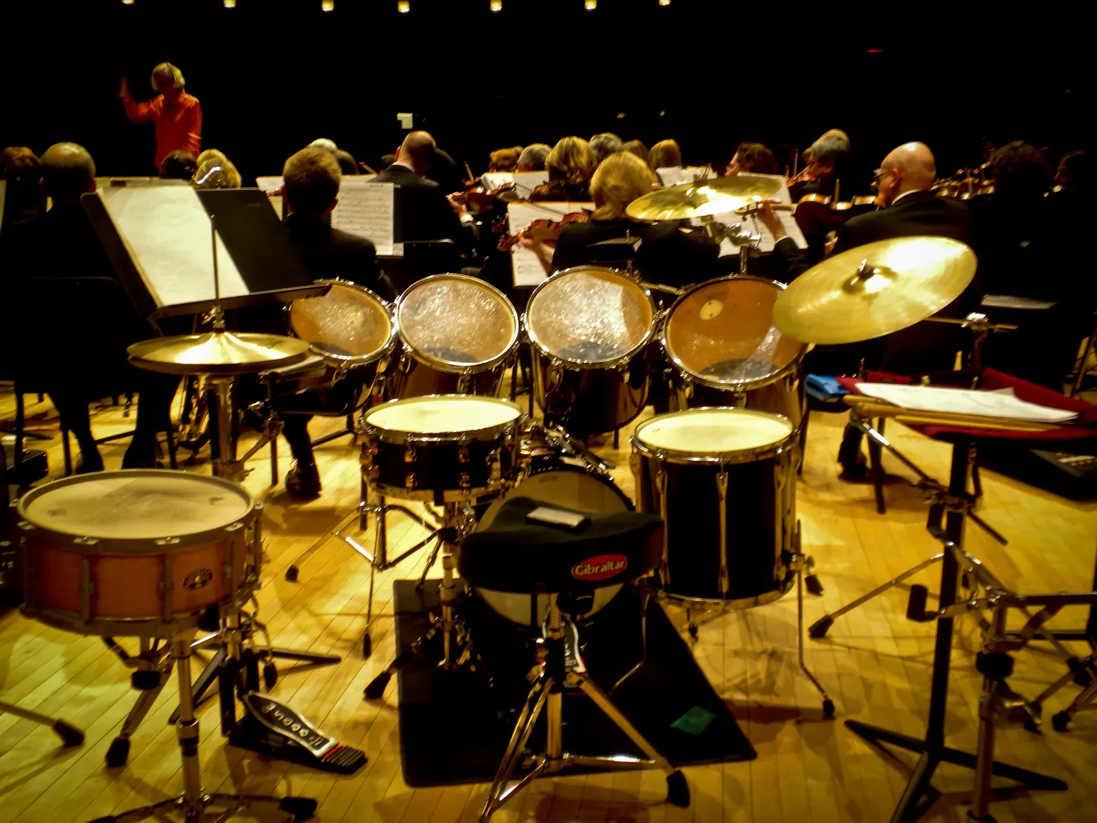 Cymbal Choices and Sonic Space (Drumset and Tom Tom Setup for Symphonic Dances from West Side Story, CC BY 2.0)