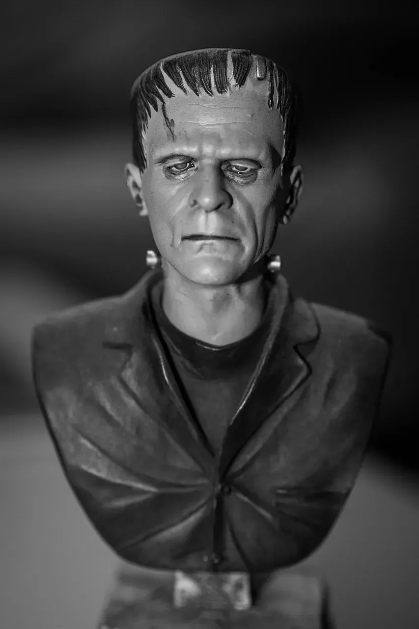 Frankenstein by Mary Shelley (1818) (Image Credits: Pixabay)