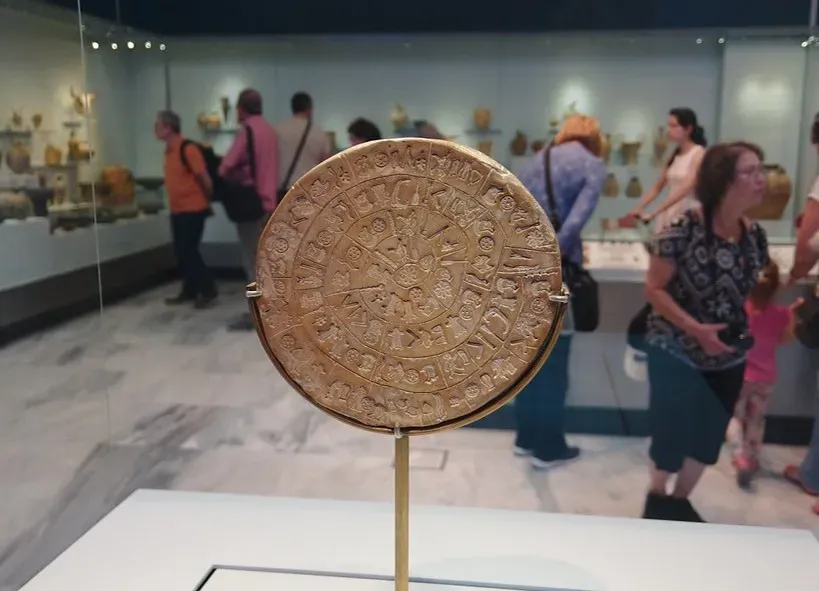The Phaistos Disc (Image Credits: Flickr)