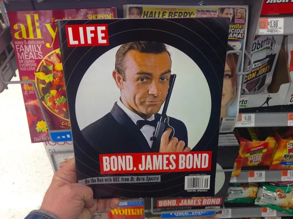 2. Sean Connery as James Bond (JeepersMedia, Flickr, CC BY 2.0)