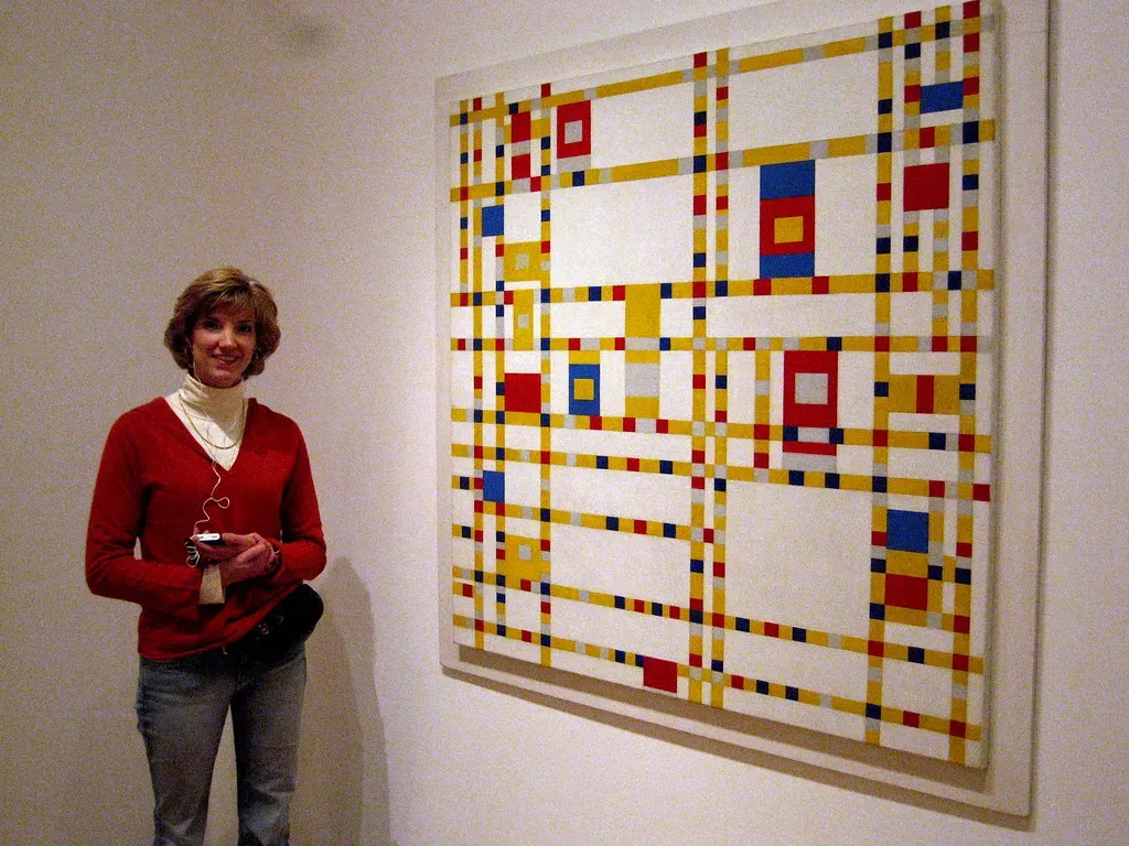 7. Broadway Boogie Woogie - Piet Mondrian (1942–1943) (TimWilson, Flickr, CC BY 2.0)