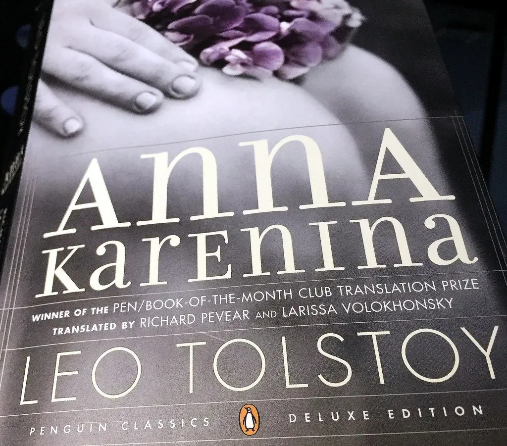 5. Anna Karenina by Leo Tolstoy (1878) (sirqitous, Flickr, CC BY 2.0)