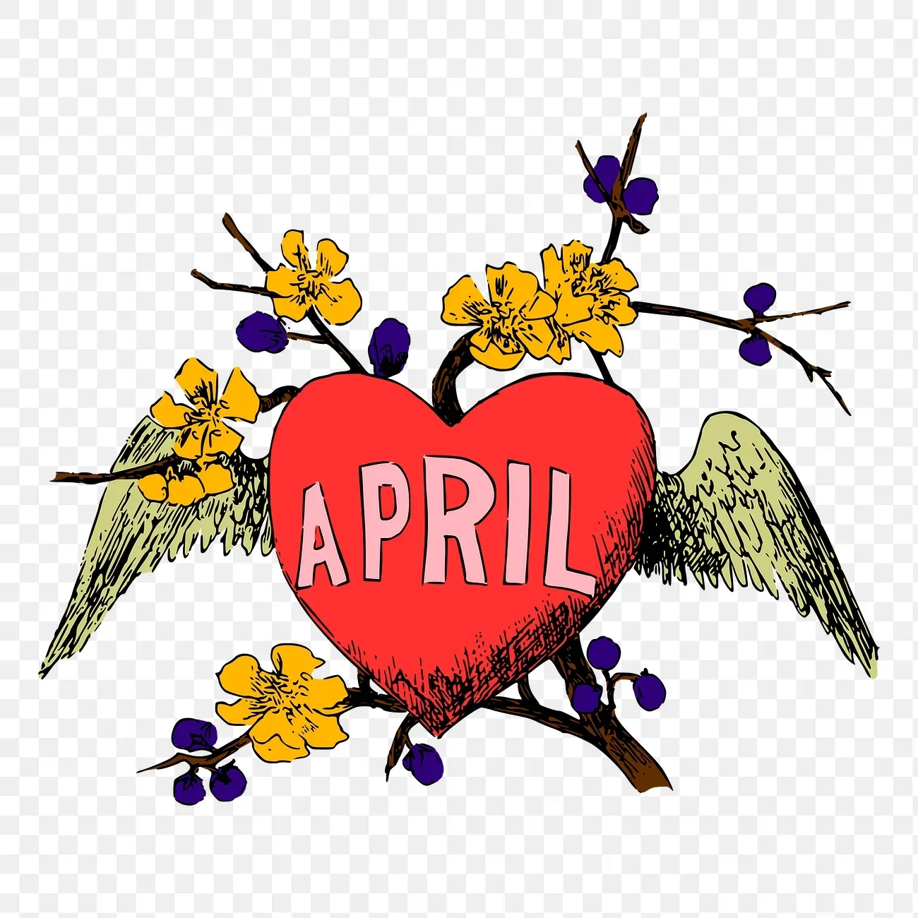 April (Image Credits: Rawpixel)