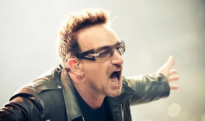 4. Bono (born Paul David Hewson) (Image Credits: Wikimedia)