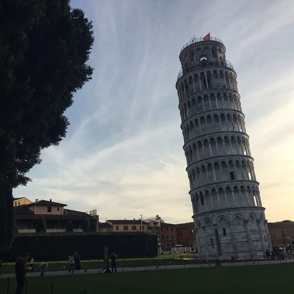 The Leaning Tower of Pisa Started Tilting During Construction (Image Credits: Flickr)