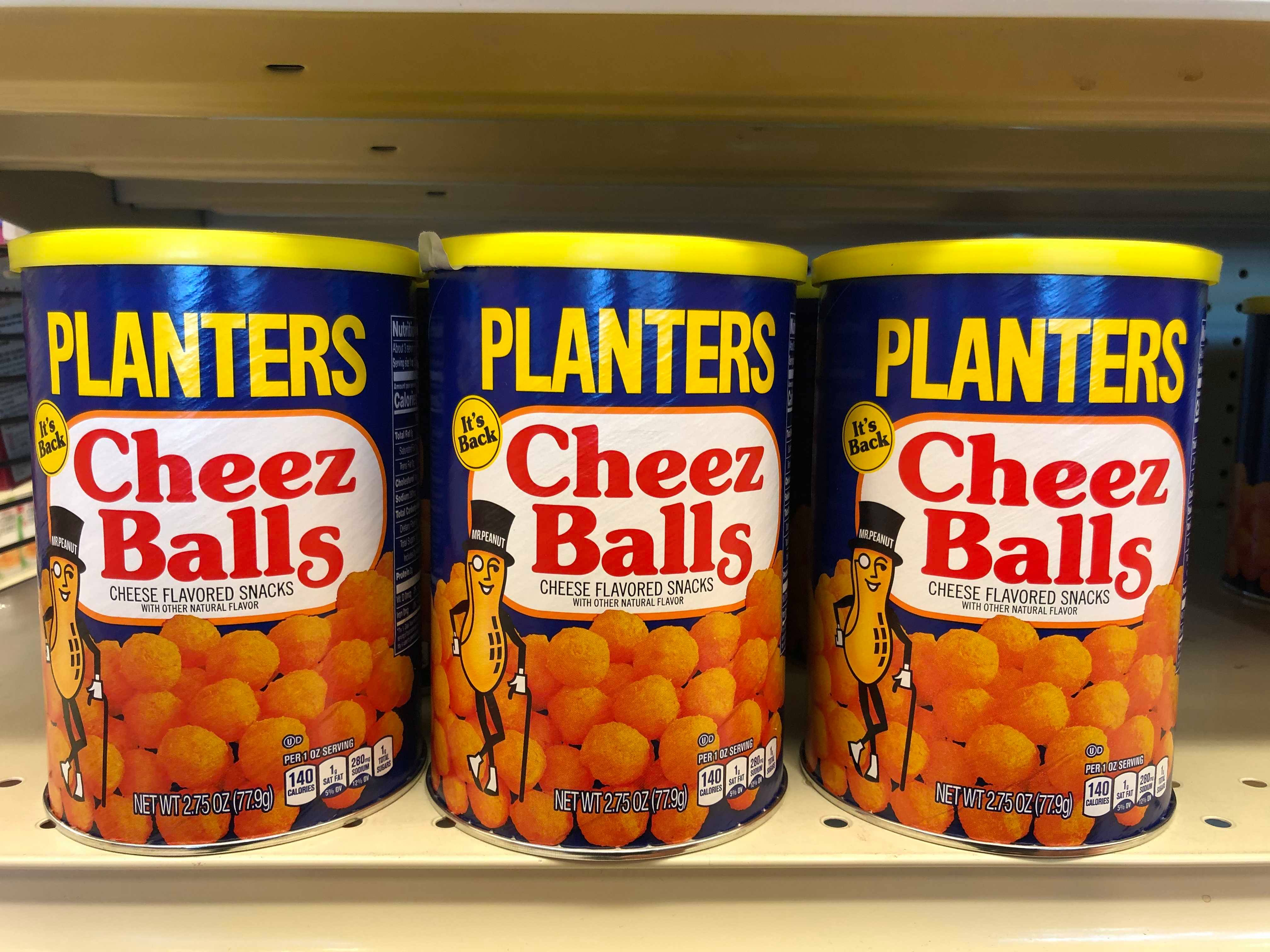 Planters Cheez Balls: Artificial Orange Puffs (Image Credits: Shutterstock)