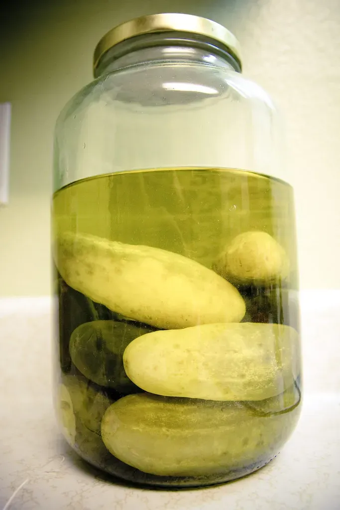 7. Pickle Brine (Image Credits: Flickr)