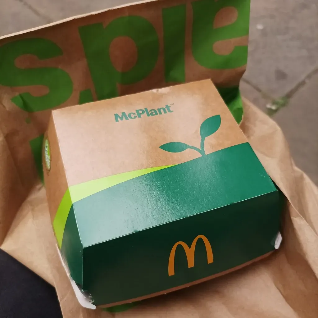 2. The McDonald's McPlant - Fast Food's Plant-Based Experiment Ends (Dominic's pics, Flickr, CC BY 2.0)