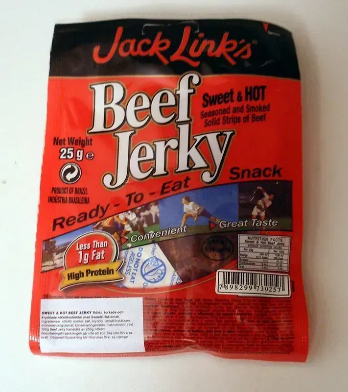 3. Beef Jerky and Meat Sticks: Preservative Overload (Arenamontanus, Flickr, CC BY 2.0)