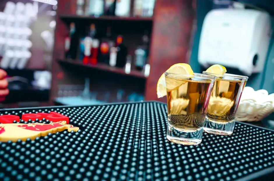 8. The Bar Mat Shot: The Hygiene Nightmare (Image Credits: Pexels)