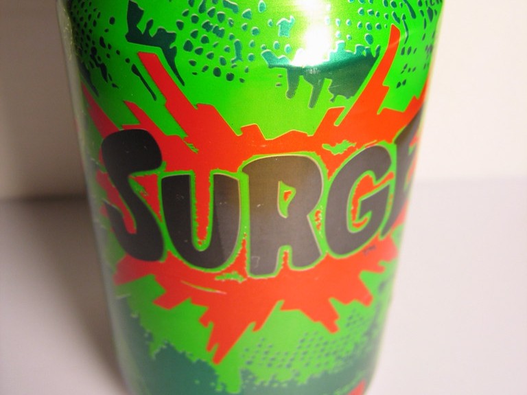 Surge Soda: The Nuclear Green Energy Drink (Image Credits: Flickr)