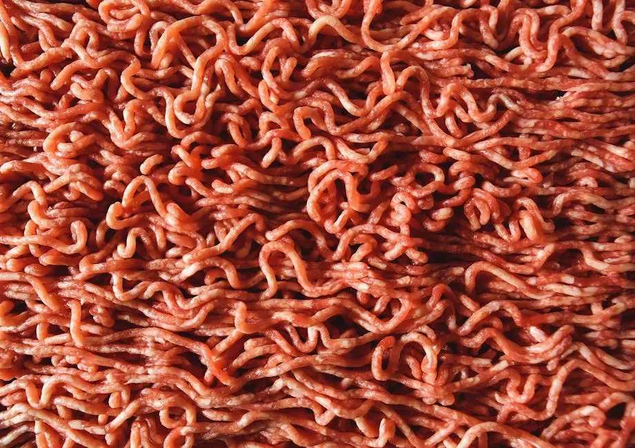 3. Raw Ground Beef (Image Credits: Pexels)