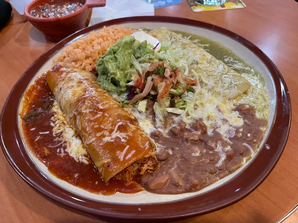 12. Bean and Cheese Enchiladas (Image Credits: Flickr)