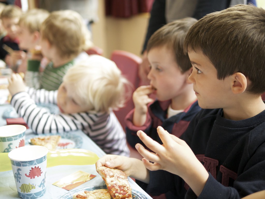 Children Learning Connection Through Shared Meals (Image Credits: Flickr)
