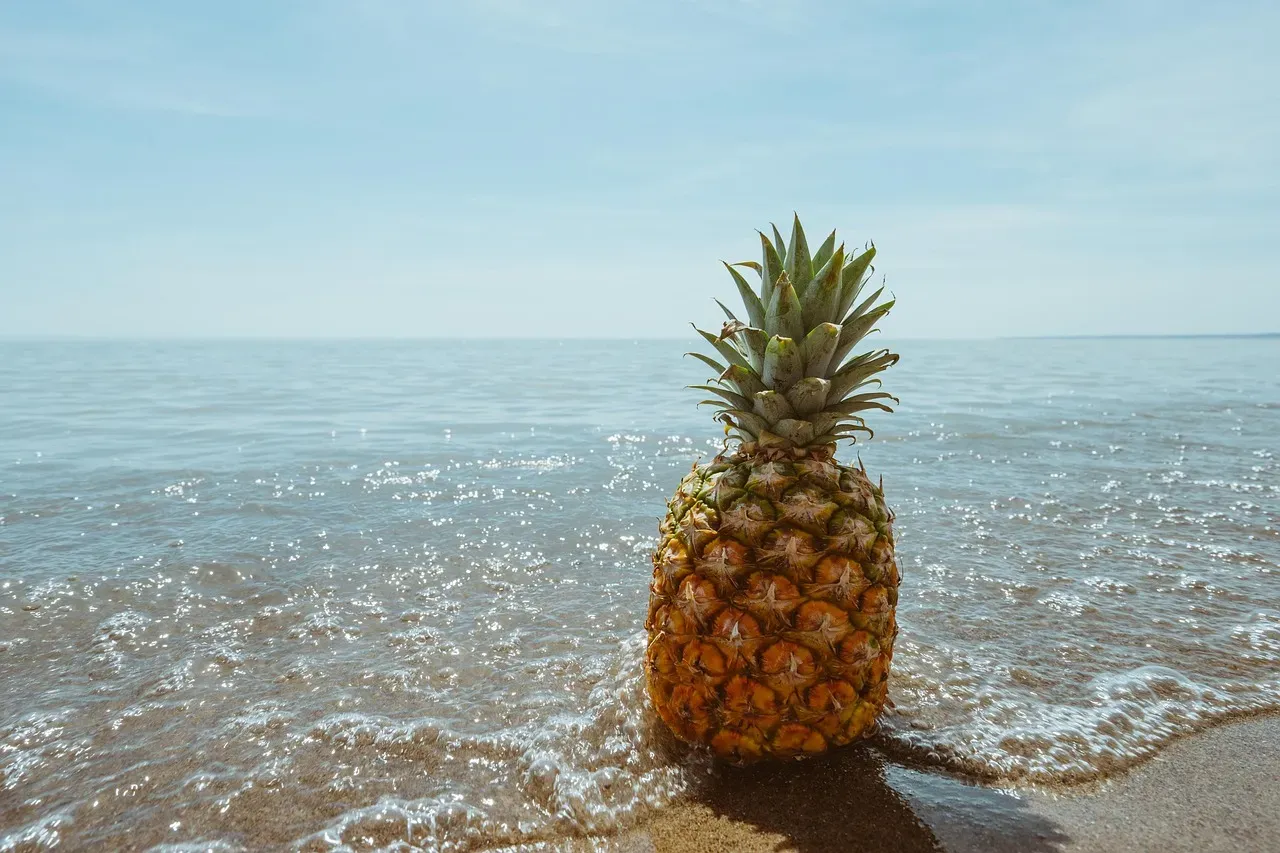 5. Pineapple: Bright, Tangy, and High in Fructose (Image Credits: Pixabay)