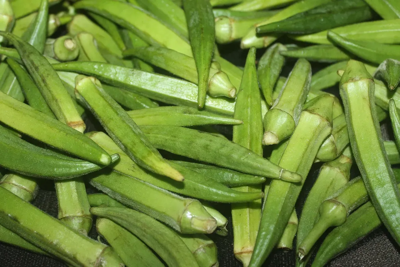 4. Okra: The Viscous Fiber Superstar (Image Credits: Pixabay)