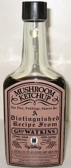 1. Crosse and Blackwell Mushroom Ketchup (Image Credits: Wikimedia)