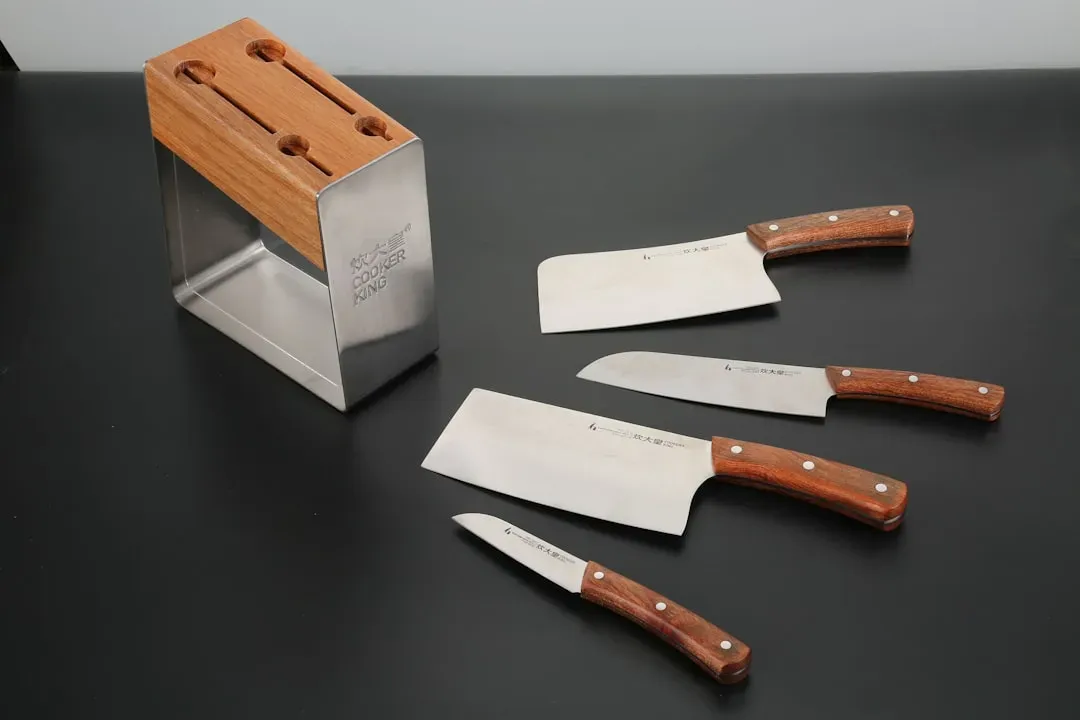 10. The Complete Knife Set: Paying for Blades You'll Never Touch (Image Credits: Unsplash)