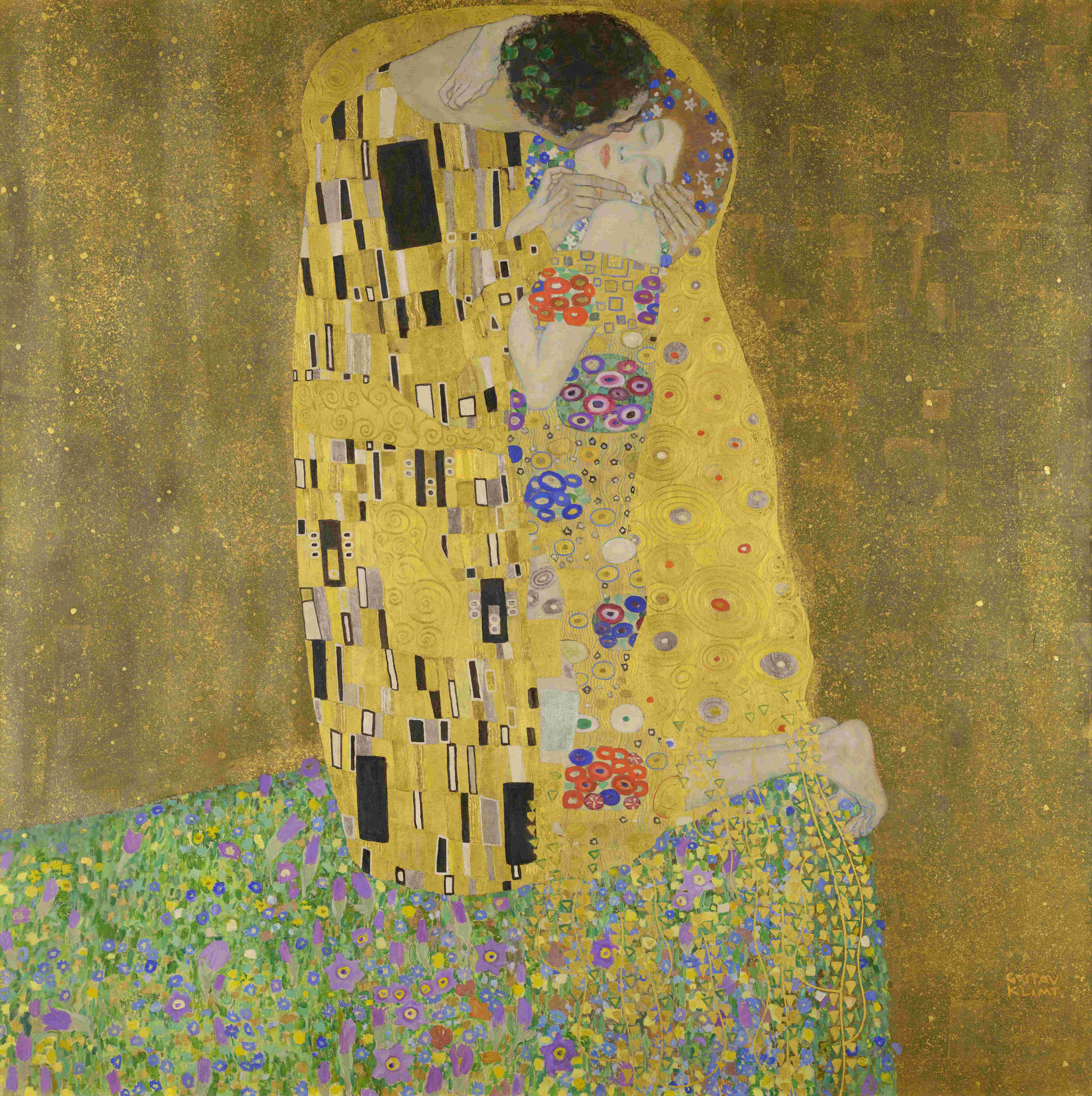 The Kiss by Gustav Klimt (image credits: wikimedia)