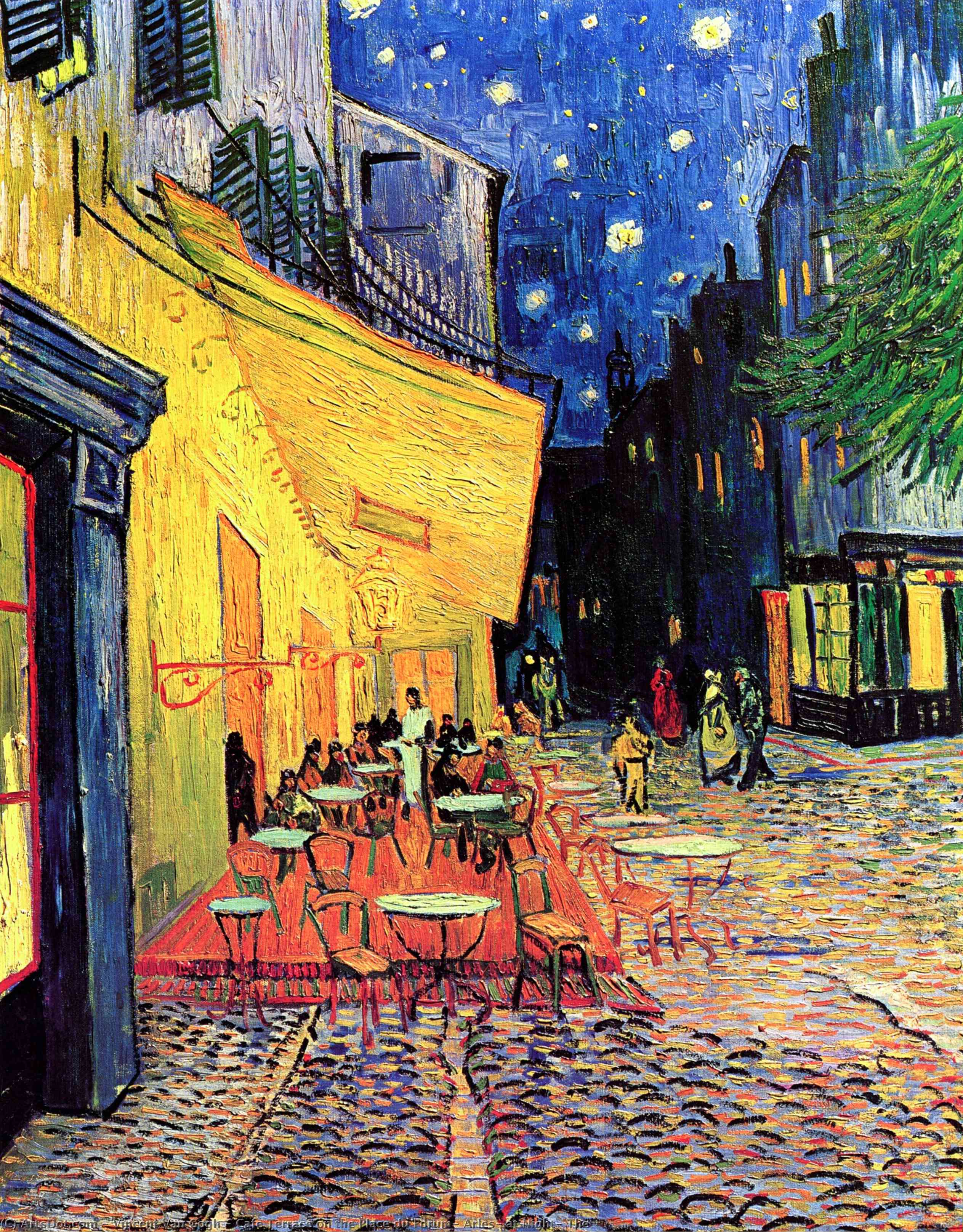 Café Terrace at Night – Vincent van Gogh (image credits: wikimedia)