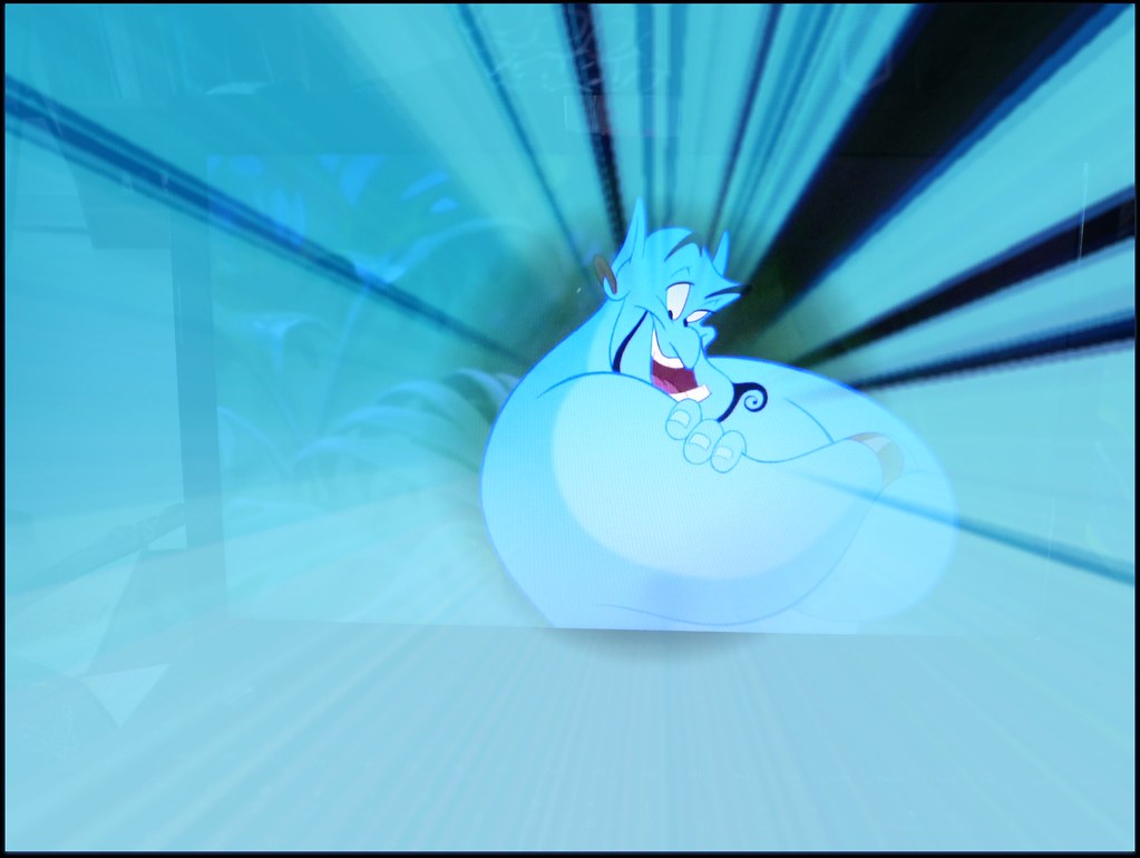 Robin Williams’ Genie in “Aladdin” (image credits: flickr)