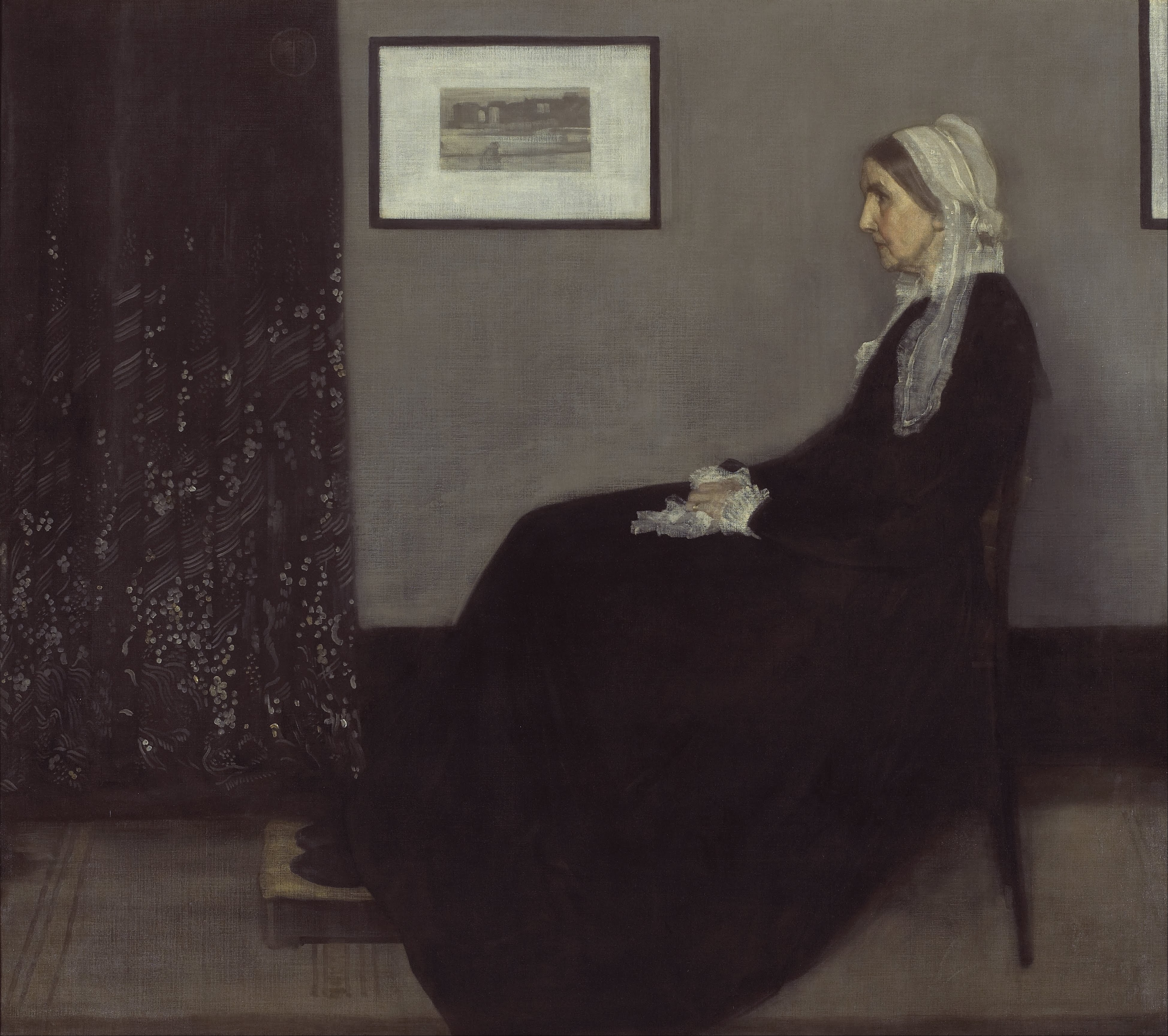 Whistler’s Mother by James McNeill Whistler (image credits: wikimedia)