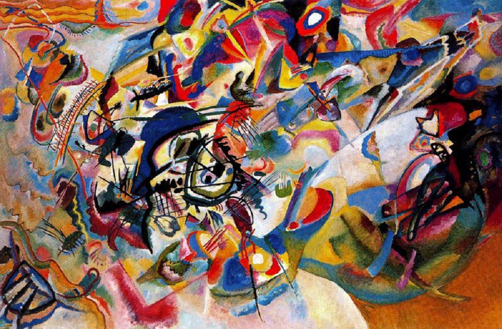 Composition VII by Wassily Kandinsky (image credits: wikimedia)