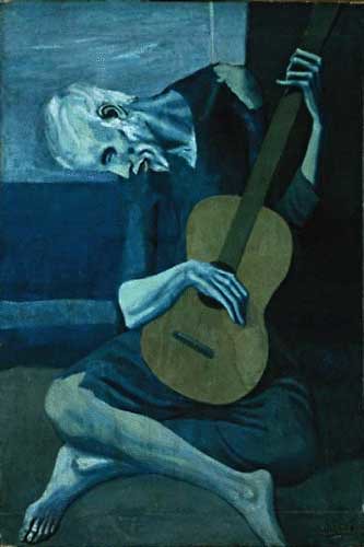The Old Guitarist – Pablo Picasso (image credits: flickr)