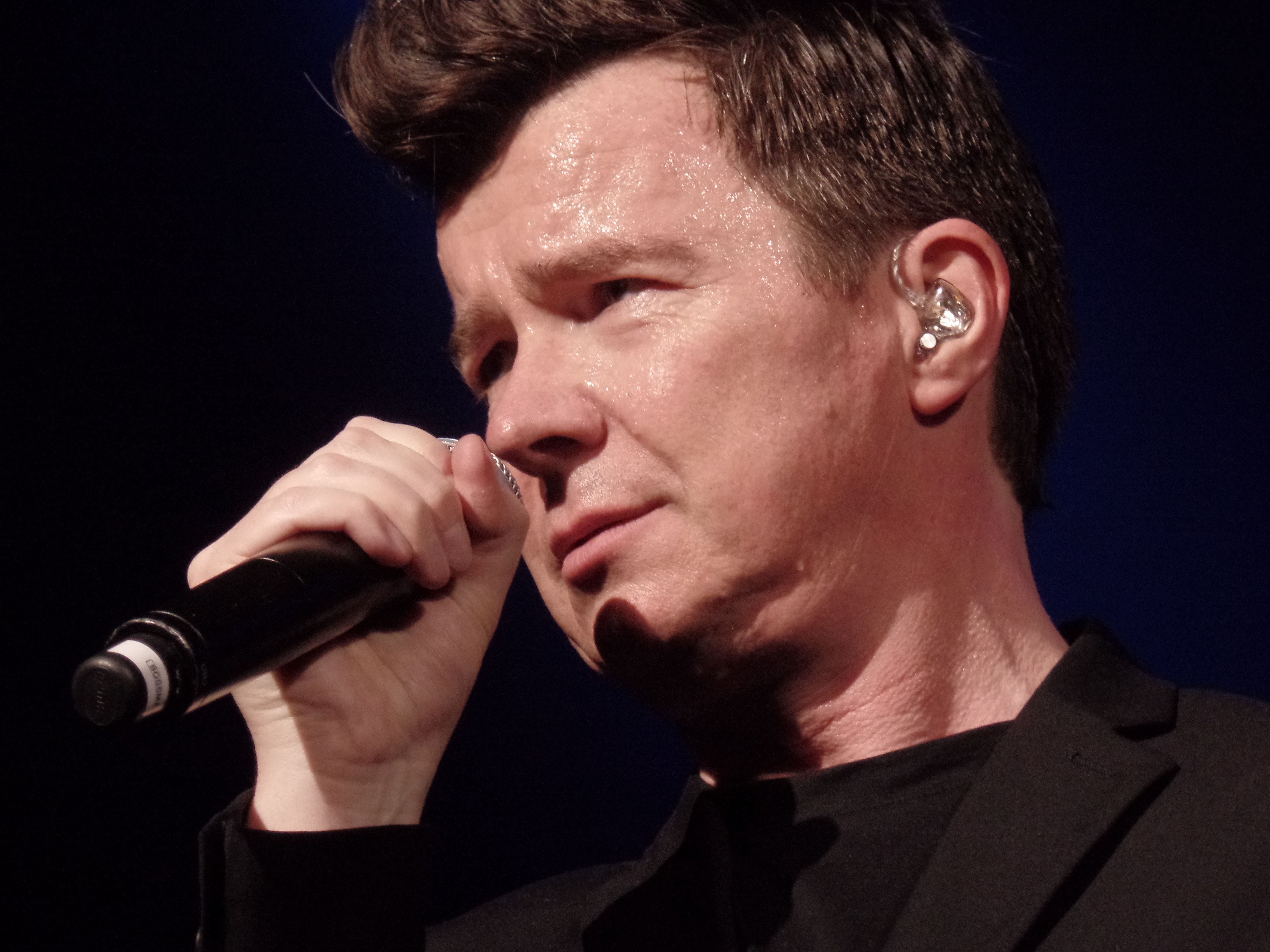 “Never Gonna Give You Up” by Rick Astley (image credits: wikimedia)