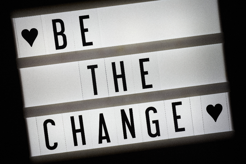 4. “Be the change you wish to see in the world.” (image credits: stocksnap)