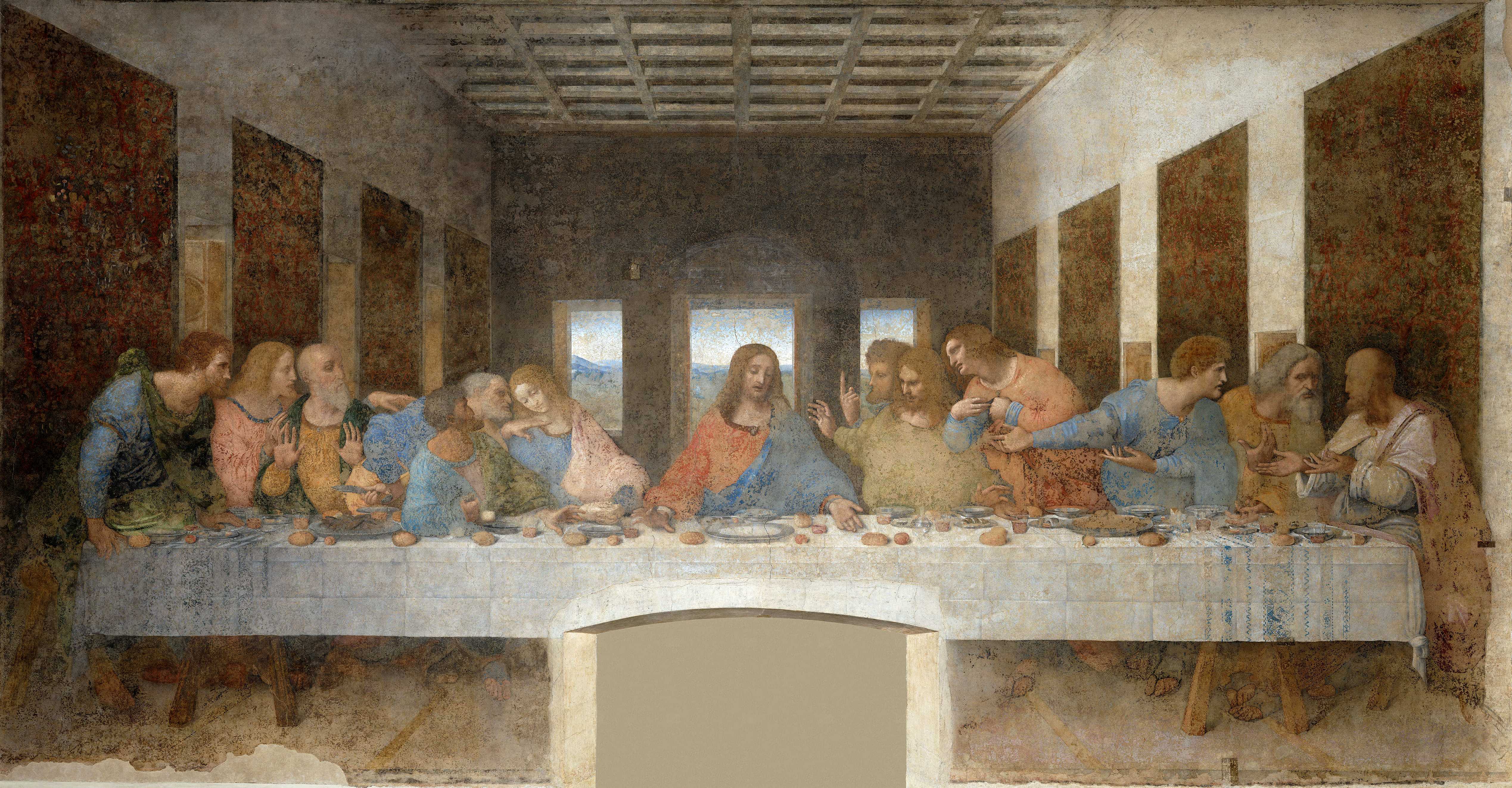 The Last Supper – Leonardo da Vinci (image credits: wikimedia)