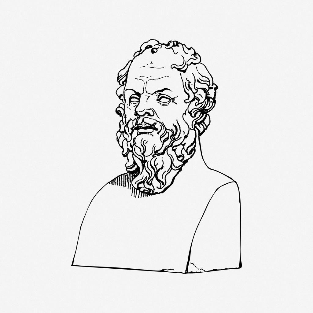 Socrates: Choosing Death Over Exile (image credits: rawpixel)