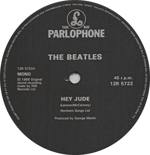“Hey Jude” by The Beatles (image credits: wikimedia)