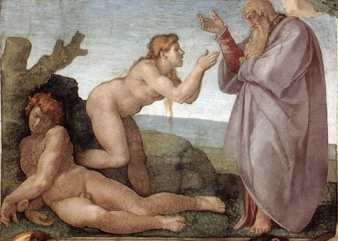 The Creation of Adam by Michelangelo (image credits: wikimedia)