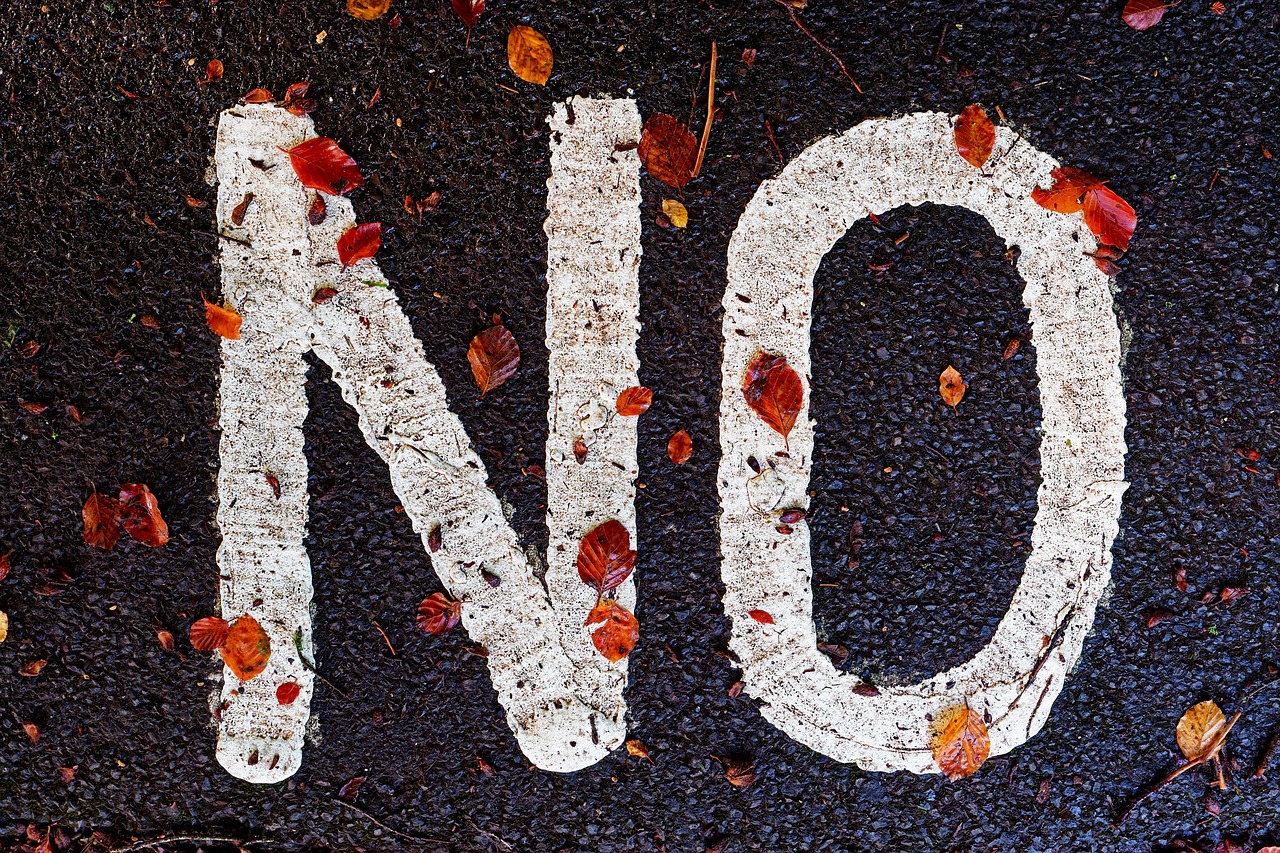 The Power of Saying No (image credits: pixabay)