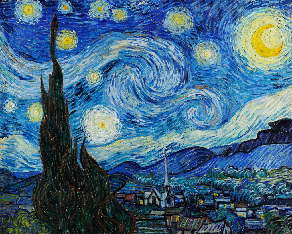 The Starry Night – Vincent van Gogh’s Nighttime Wonder (image credits: rawpixel)