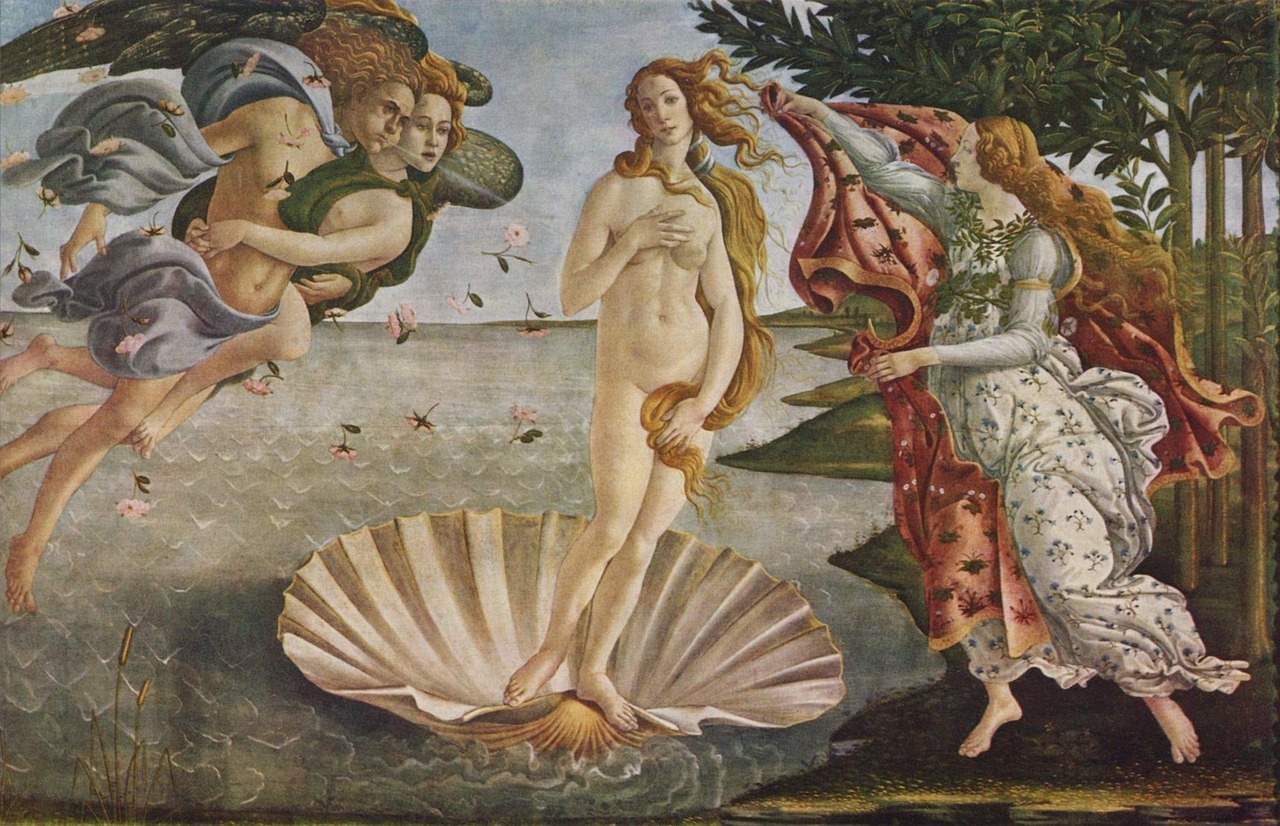 The Birth of Venus – Botticelli’s Timeless Beauty (image credits: pixabay)