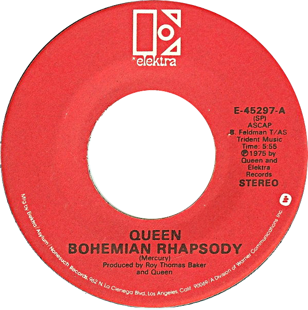 Bohemian Rhapsody – Queen (1975) (image credits: wikimedia)